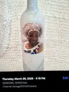 Customized wine bottle